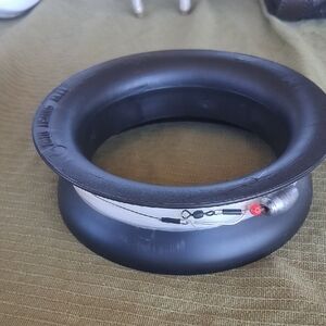 Black Rubber Speaker Surround with Voice Coil Lead